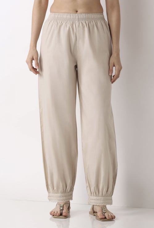BIBA Solid Salwar Pants