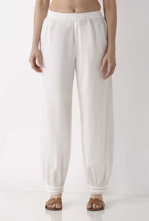 BIBA Solid Salwar Pants