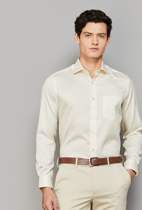 LOUIS PHILIPPE Solid Regular Formal Shirt
