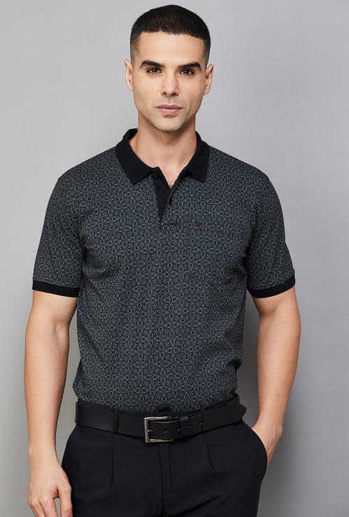 LOUIS PHILIPPE Printed Polo T-shirt