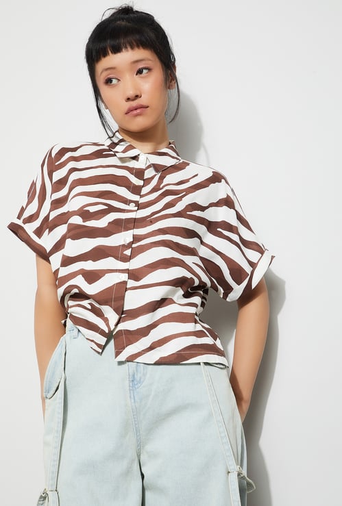 GINGER Animal Printed Shirt