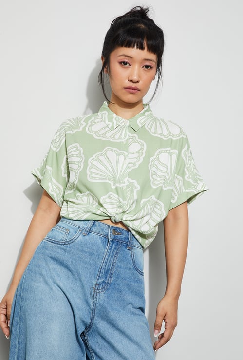 GINGER Animal Printed Shirt