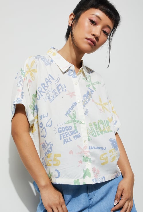 GINGER Animal Printed Shirt