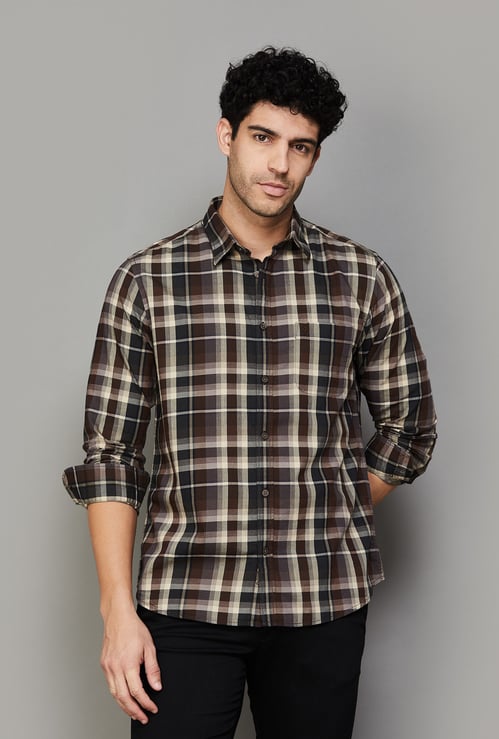 INDIAN TERRAIN Checked Regular Fit Shirt