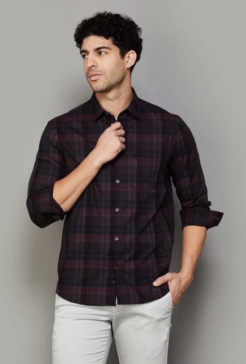 INDIAN TERRAIN Checked Classic Fit Shirt