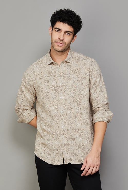 INDIAN TERRAIN Printed Classic Fit Shirt