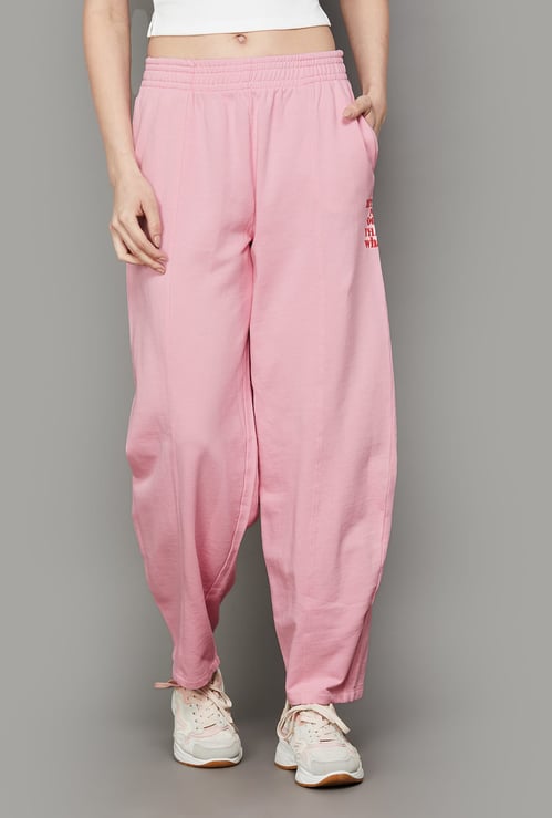 ONLY embroidered Track Pants