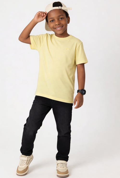 FAME FOREVER Boys Solid T-shirt