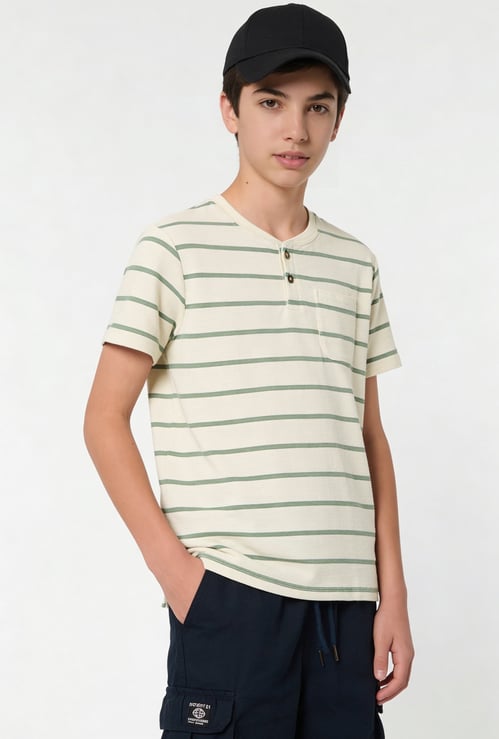FAME FOREVER Boys Striped T-shirt