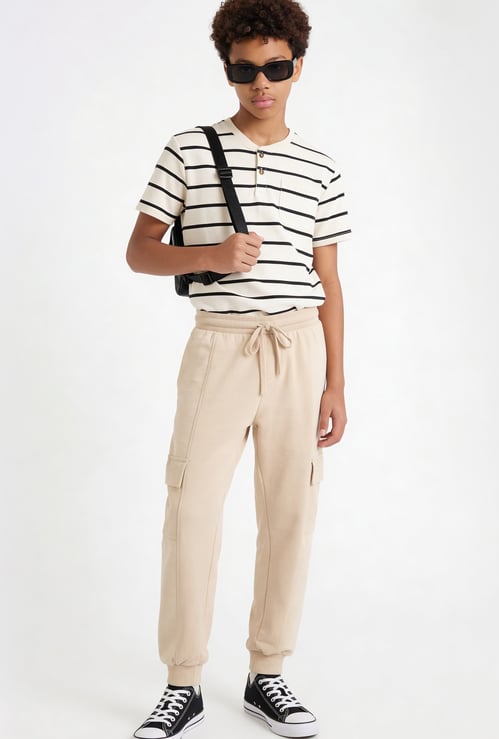 FAME FOREVER Boys Solid Track Pants