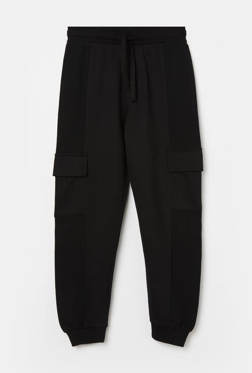 FAME FOREVER Boys Solid Track Pants