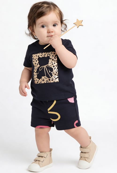 FAME FOREVER Girls Printed Shorts