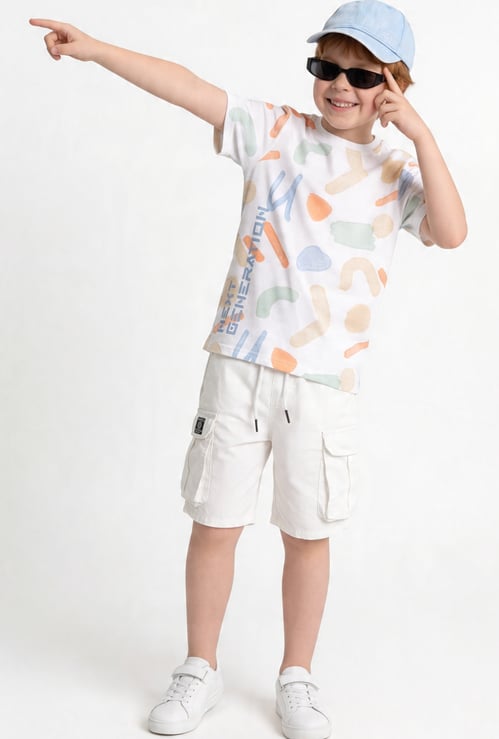 FAME FOREVER Boys Graphic Print T-shirt