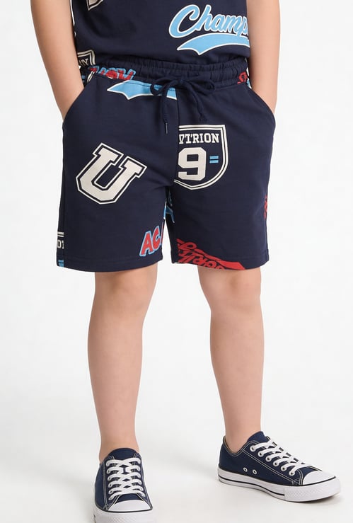 FAME FOREVER Boys Graphic Print Regular Shorts