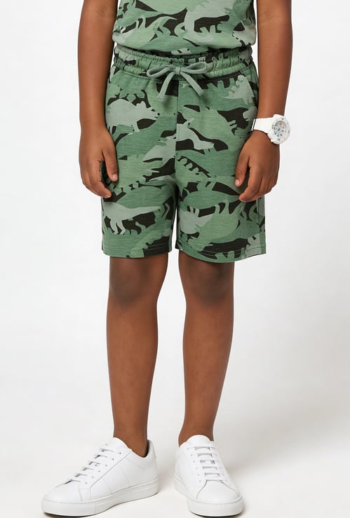 FAME FOREVER Boys Graphic Print Shorts