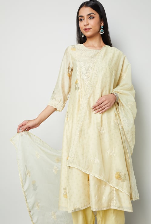 MELANGE Embroidered Dupatta