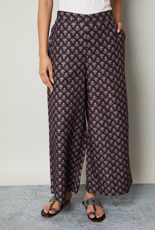 MELANGE Ethnic Motif Palazzos
