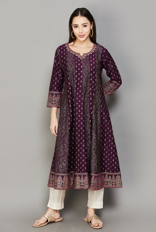 SPAN Ethnic Motif Anarkali Kurta