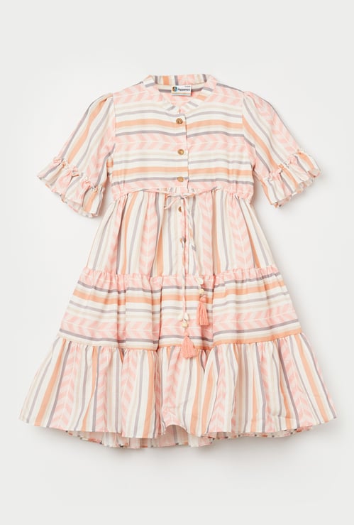 PEPPERMINT Girls Printed A-Line Dress