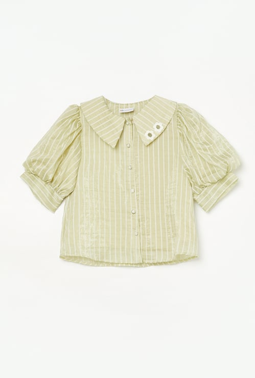 PEPPERMINT Girls Striped Top