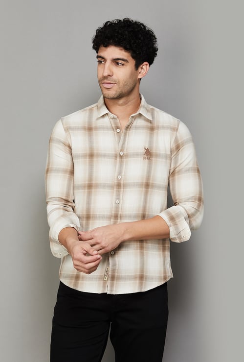 US POLO ASSN Checked Regular Fit Shirt
