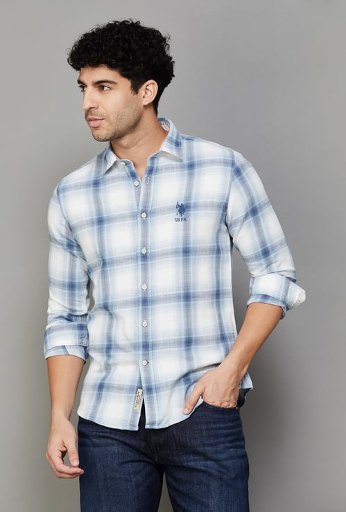US POLO ASSN Checked Regular Fit Shirt