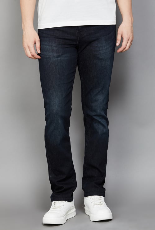 CELIO Dark Wash Slim Straight Jeans