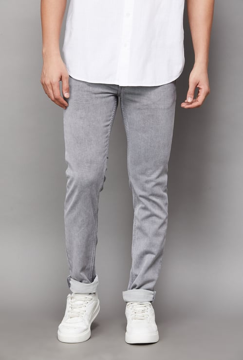 CELIO Washed Slim Tapered Jeans