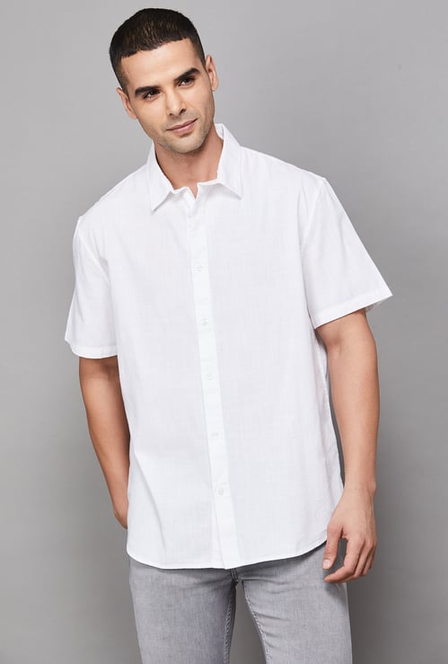 CELIO Solid Regular Fit Shirt