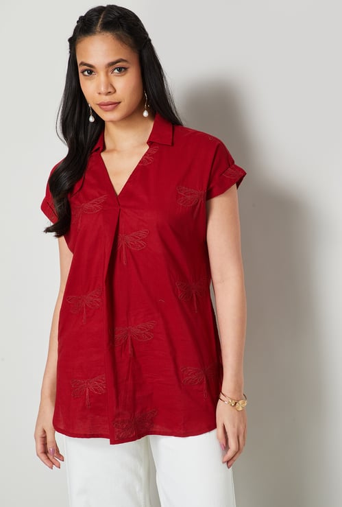 MELANGE Embroidered Tunic