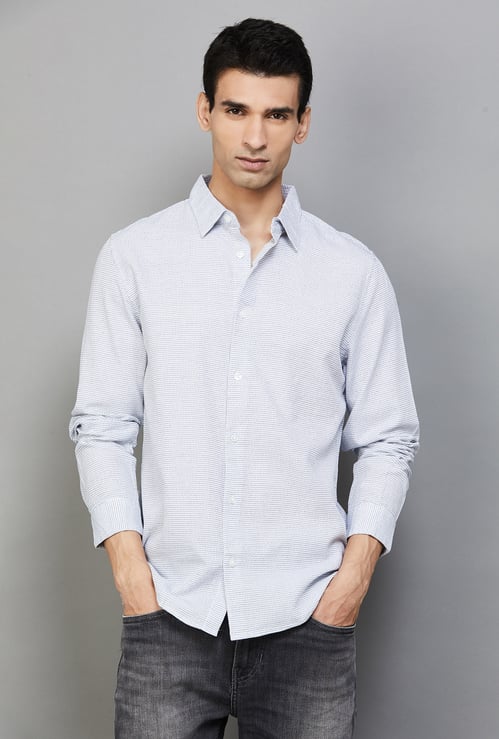 CELIO Textured Regular Fit Shirt