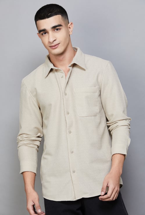 CELIO Solid Regular Fit Shirt