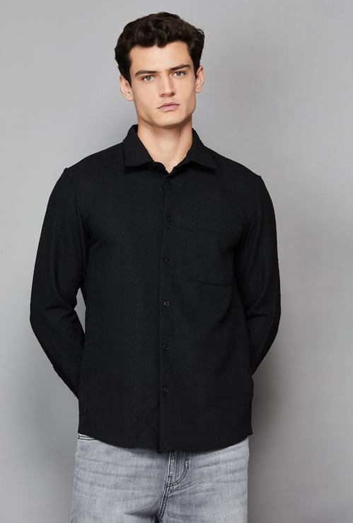 CELIO Solid Regular Fit Shirt