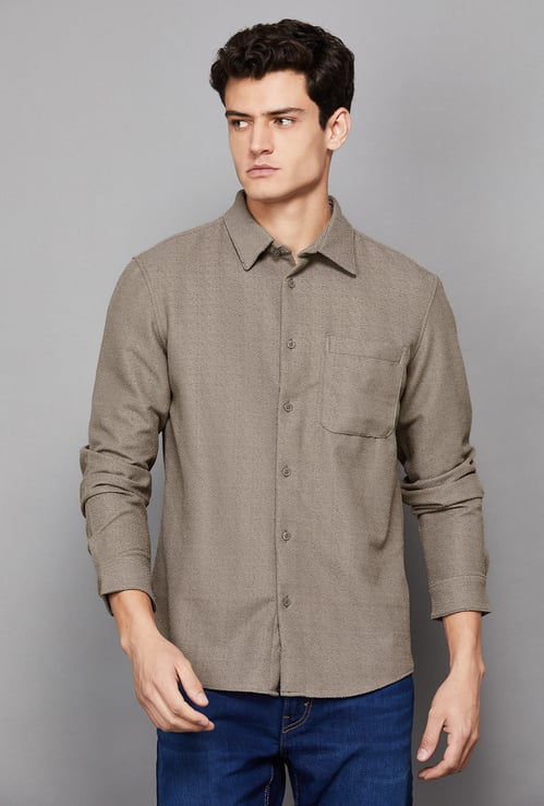 CELIO Solid Regular Fit Shirt