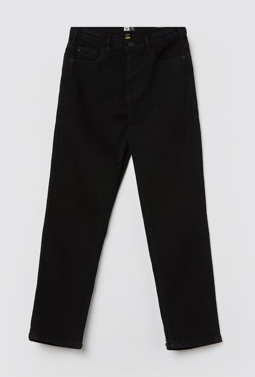 ALLEN SOLLY Boys Darkwash Regular Jeans