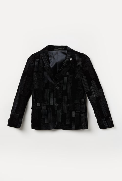 ALLEN SOLLY Boys Embellished Blazer