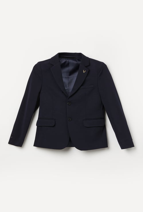 ALLEN SOLLY Boys Formal Solid Blazer