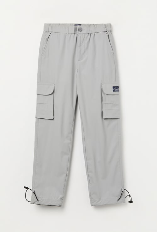 ALLEN SOLLY Boys Solid Cargos