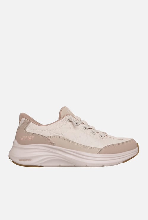 SKECHERS Girls Solid Lace-Up Sneakers