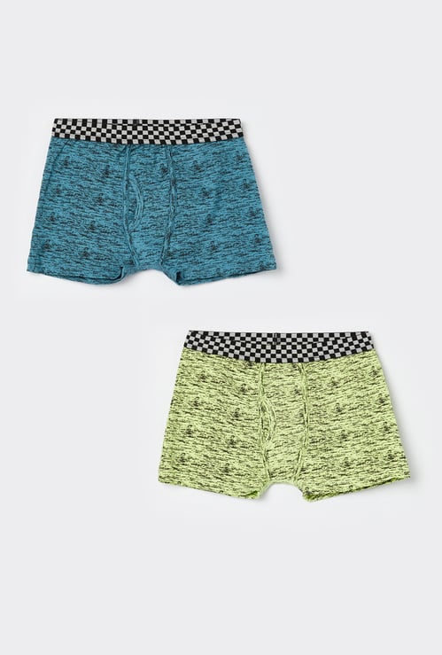 FAME FOREVER Boys Printed Trunks - Pack of 2