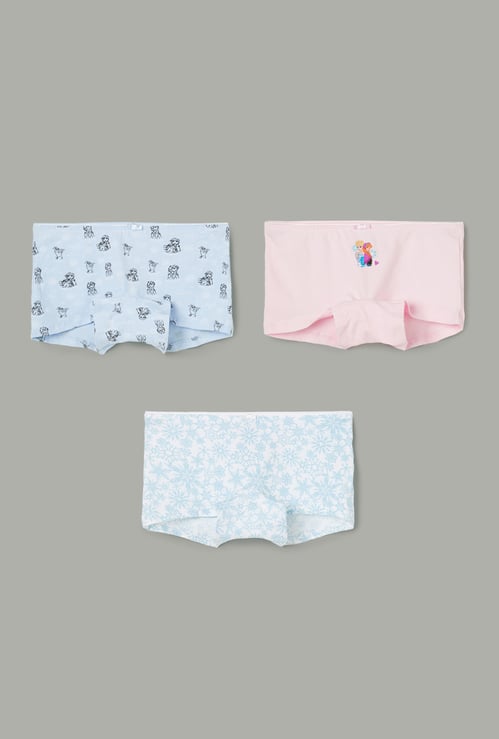 FAME FOREVER Girls Printed Hipsters - Pack of 3
