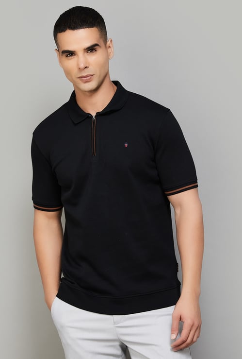 LP SPORT Solid Polo T-shirt