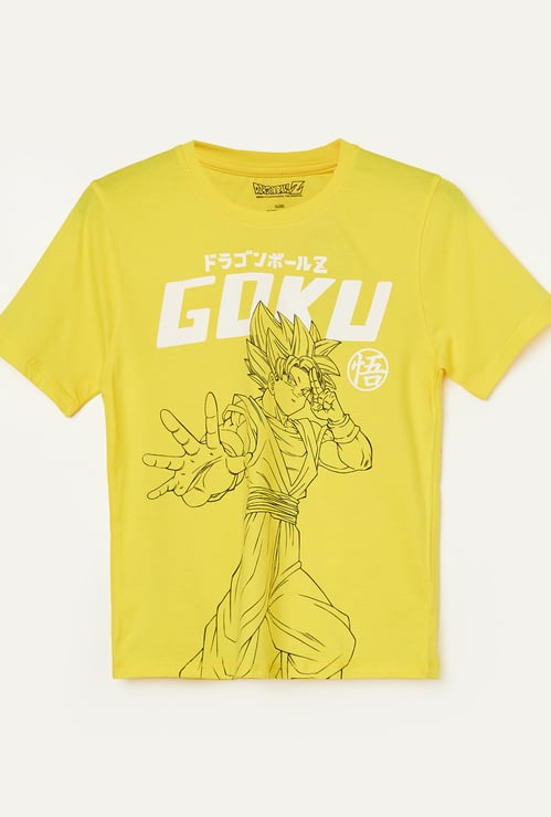 KIDSVILLE Boys Dragon Ball Z Print T-shirt