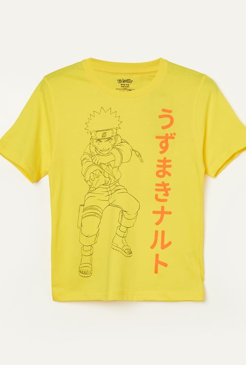 KIDSVILLE Boys Naruto Print T-shirt