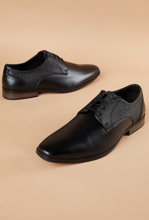 CODE Self Design Lace-Up Shoes