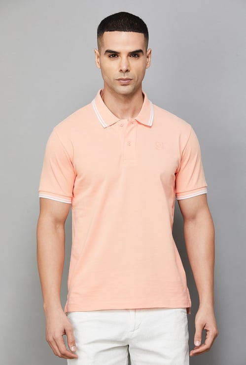 BEING HUMAN Solid Polo T-shirt