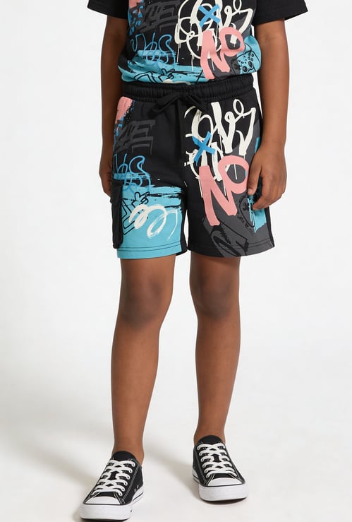 FAME FOREVER Boys Graphic Print Regular Shorts