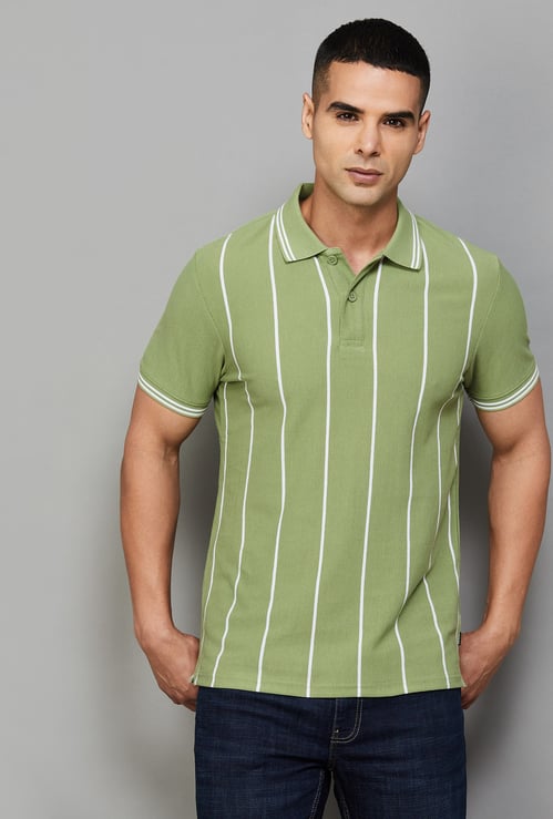 UNITED COLORS OF BENETTON Striped Polo T-shirt
