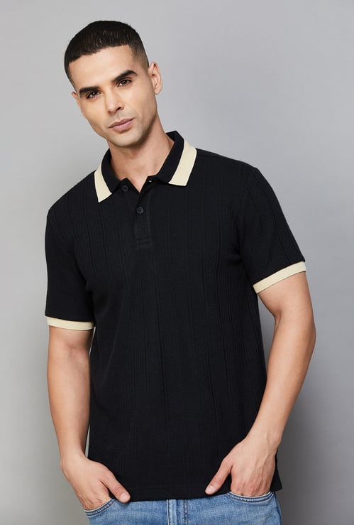 UNITED COLORS OF BENETTON Knitted Polo T-shirt