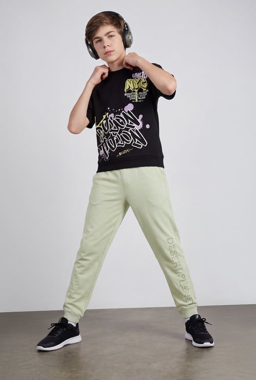 FAME FOREVER Boys NYC Graphic Print T-shirt